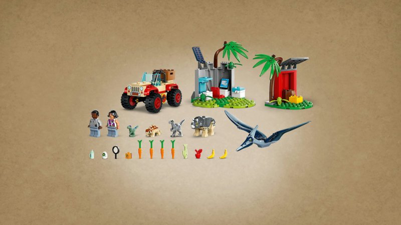 LEGO® Jurassic World 76963 Záchranářské středisko pro dinosauří mláďata