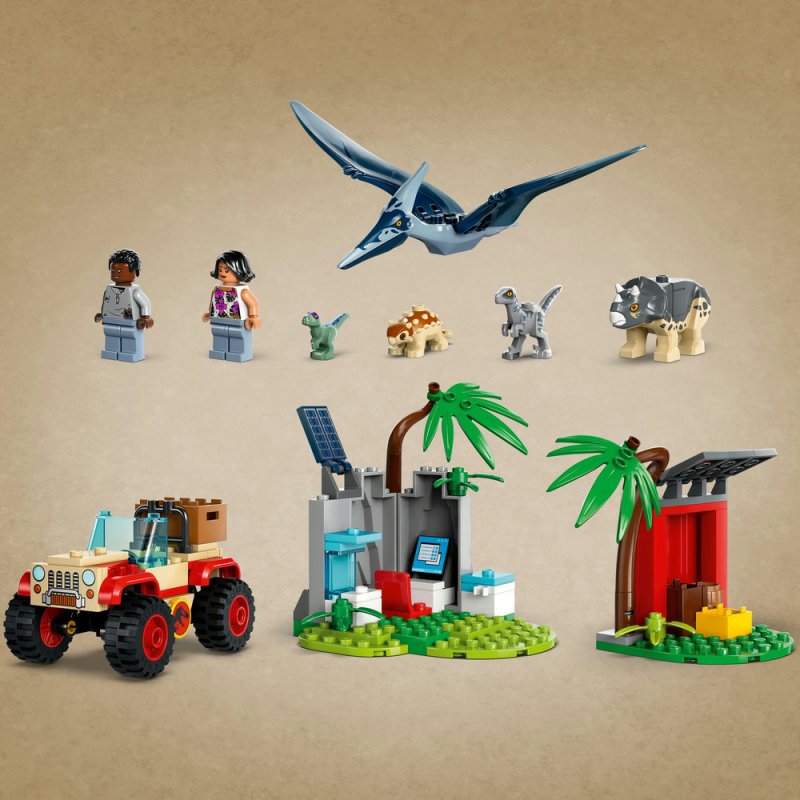 LEGO® Jurassic World 76963 Záchranářské středisko pro dinosauří mláďata