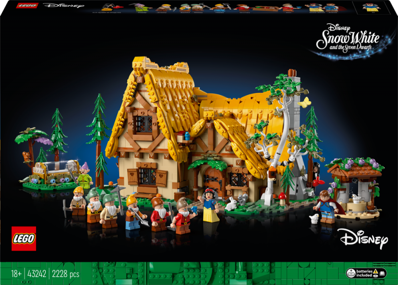 LEGO® I Disney Princess™ 43242 Chaloupka Sněhurky a sedmi trpaslíků