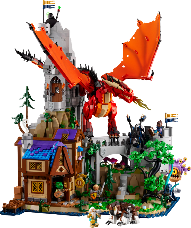 LEGO® Ideas 21348 Dungeons & Dragons: Příběh Rudého draka