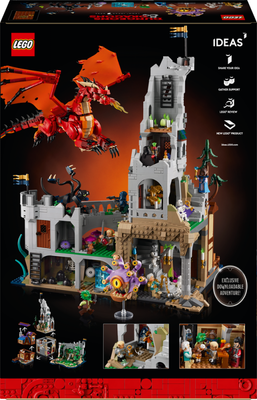 LEGO® Ideas 21348 Dungeons & Dragons: Příběh Rudého draka