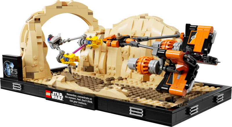 LEGO® Star Wars™ 75380 Závody kluzáků v Mos Espa – diorama