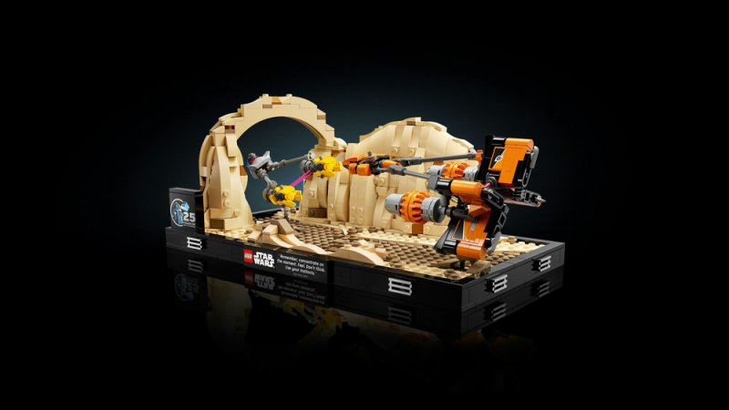 LEGO® Star Wars™ 75380 Závody kluzáků v Mos Espa – diorama