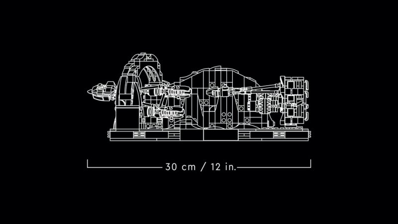 LEGO® Star Wars™ 75380 Závody kluzáků v Mos Espa – diorama