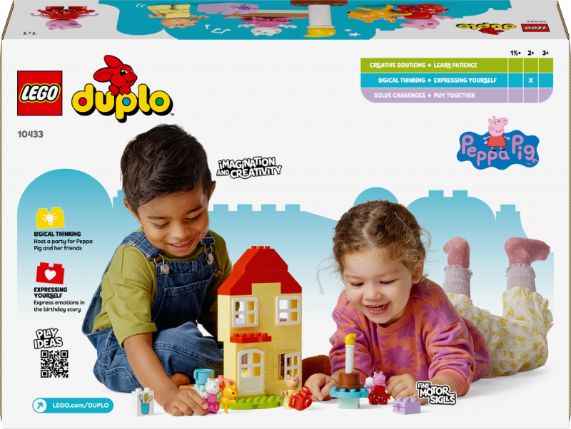 LEGO® DUPLO® 10433 Prasátko Peppa a narozeninový dům