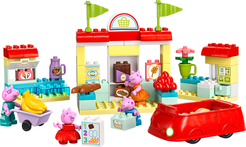 LEGO® DUPLO® 10434 Prasátko Peppa a supermarket