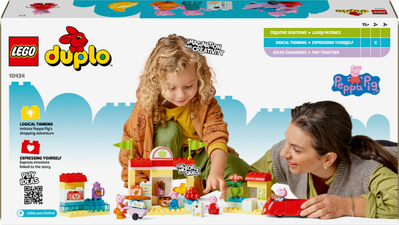 LEGO® DUPLO® 10434 Prasátko Peppa a supermarket