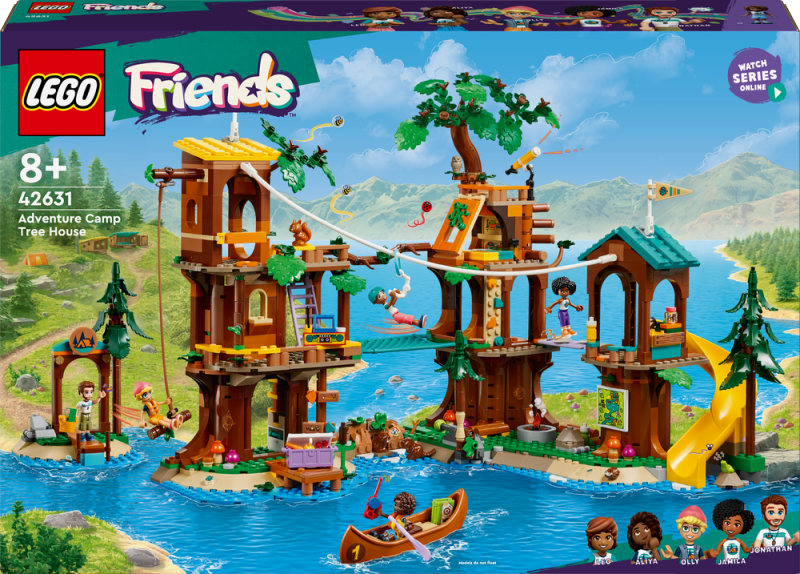 LEGO® Friends 42631 Dobrodružný tábor – dům na stromě