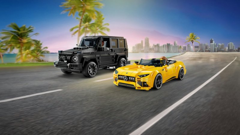 LEGO® Speed Champions 76924 Mercedes-AMG G 63 a Mercedes-AMG SL 63