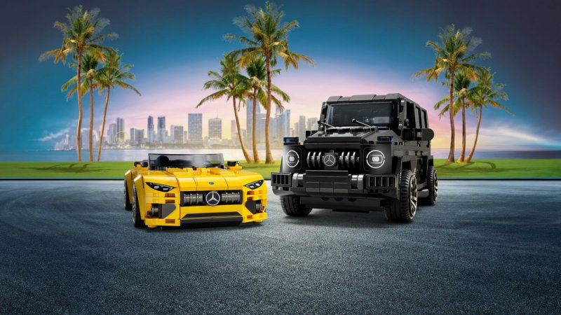 LEGO® Speed Champions 76924 Mercedes-AMG G 63 a Mercedes-AMG SL 63