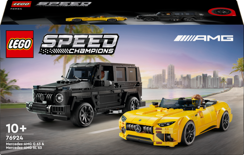 LEGO® Speed Champions 76924 Mercedes-AMG G 63 a Mercedes-AMG SL 63