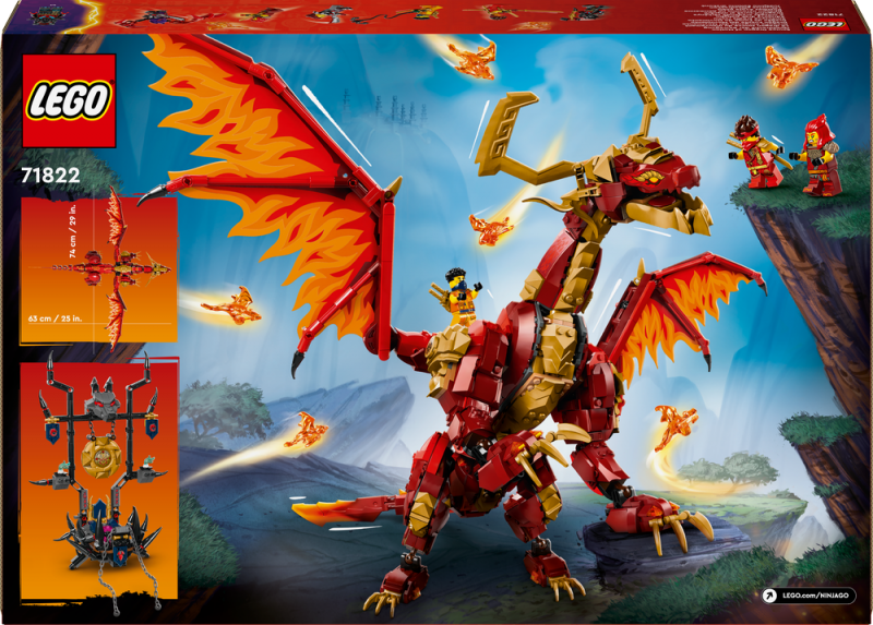 LEGO® NINJAGO® 71822 Zdrojový drak pohybu