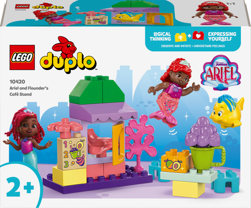 LEGO® DUPLO® 10420 Ariel a Šupinka – stánek s kávou