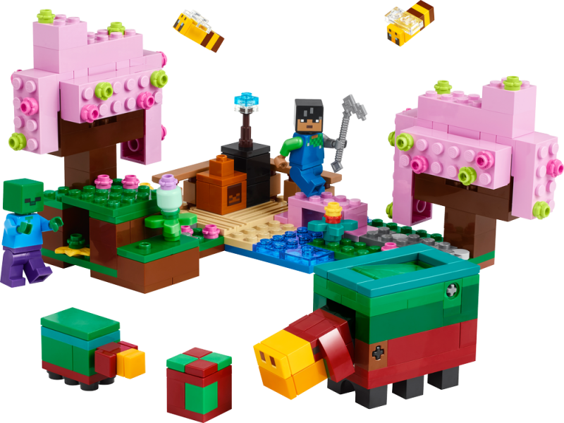 LEGO® Minecraft® 21260 Zahrada s rozkvetlými třešněmi