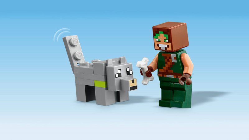 LEGO® Minecraft® 21261 Vlčí pevnost