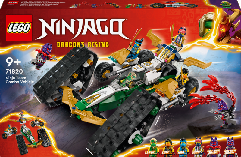LEGO® NINJAGO® 71820 Tým nindžů a kombo vozidlo