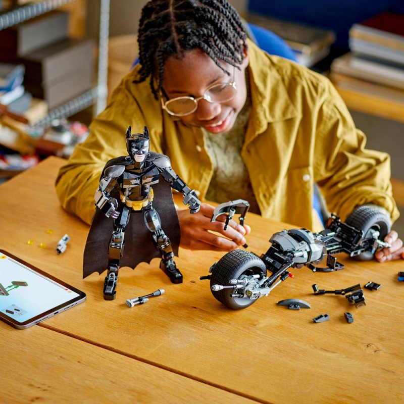 LEGO® DC 76273 Sestavitelná figurka: Batman™ a motorka Bat-Pod