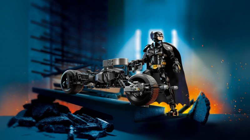 LEGO® DC 76273 Sestavitelná figurka: Batman™ a motorka Bat-Pod