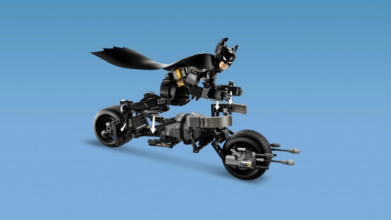 LEGO® DC 76273 Sestavitelná figurka: Batman™ a motorka Bat-Pod