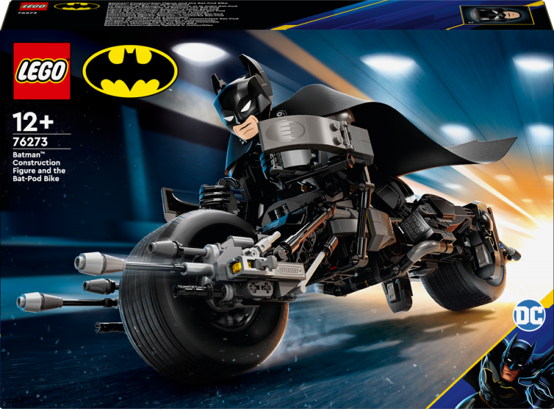 LEGO® DC Batman™ 76273 Sestavitelná figurka: Batman™ a motorka Bat-Pod