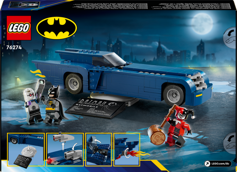 LEGO® DC Batman™ 76274 Batman™ a Batmobil vs. Harley Quinn™ a Mr. Freeze™