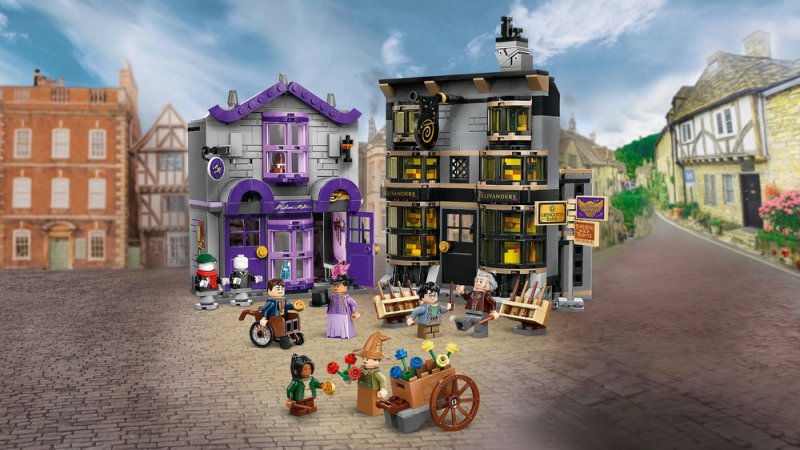 LEGO® Harry Potter™ 76439 Ollivanderův obchod a Obchod madame Malkinové