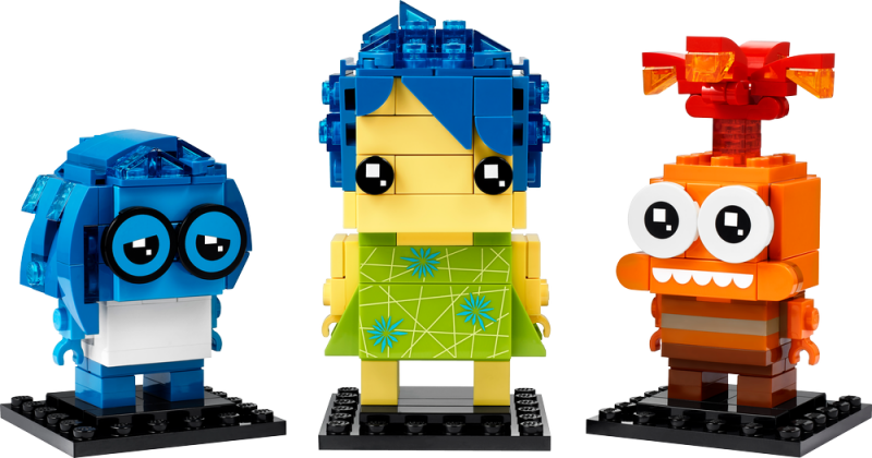LEGO® BrickHeadz™ │ Disney a Pixar 40749 Radost, Smutek a Úzkost