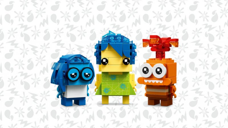 LEGO® BrickHeadz™ │ Disney a Pixar 40749 Radost, Smutek a Úzkost