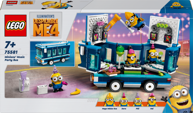 LEGO® Já, padouch 4 75581 Mimoni a hudební párty autobus