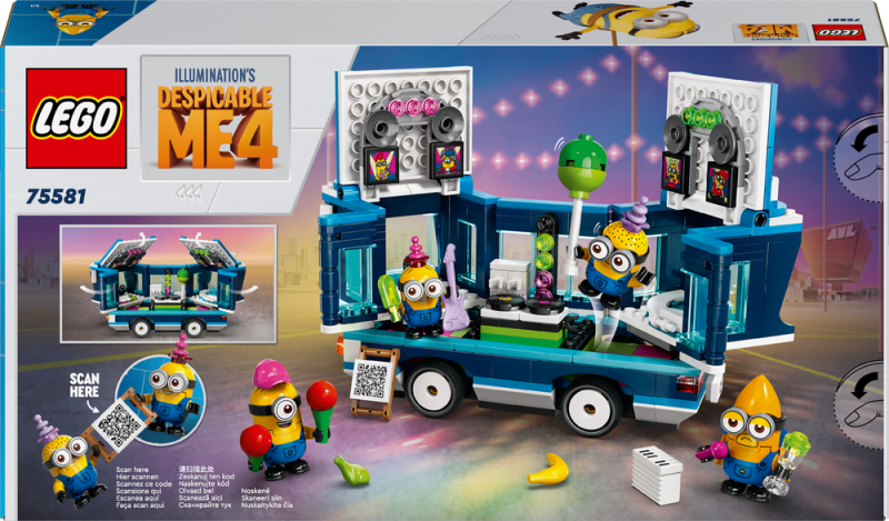 LEGO® Já, padouch 4 75581 Mimoni a hudební párty autobus