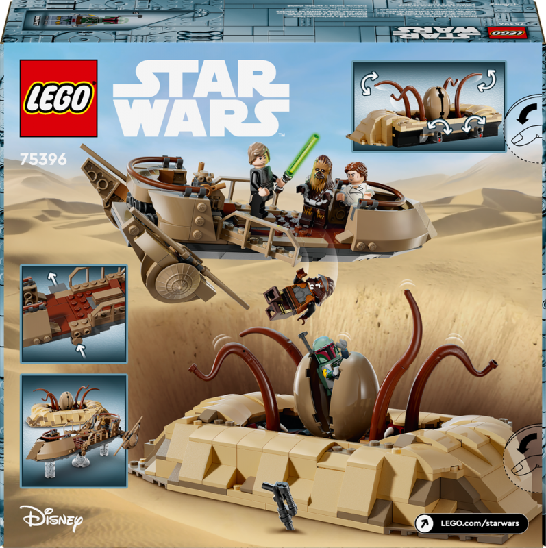 LEGO® Star Wars™ 75396 Pouštní skif a Sarlaccova jáma