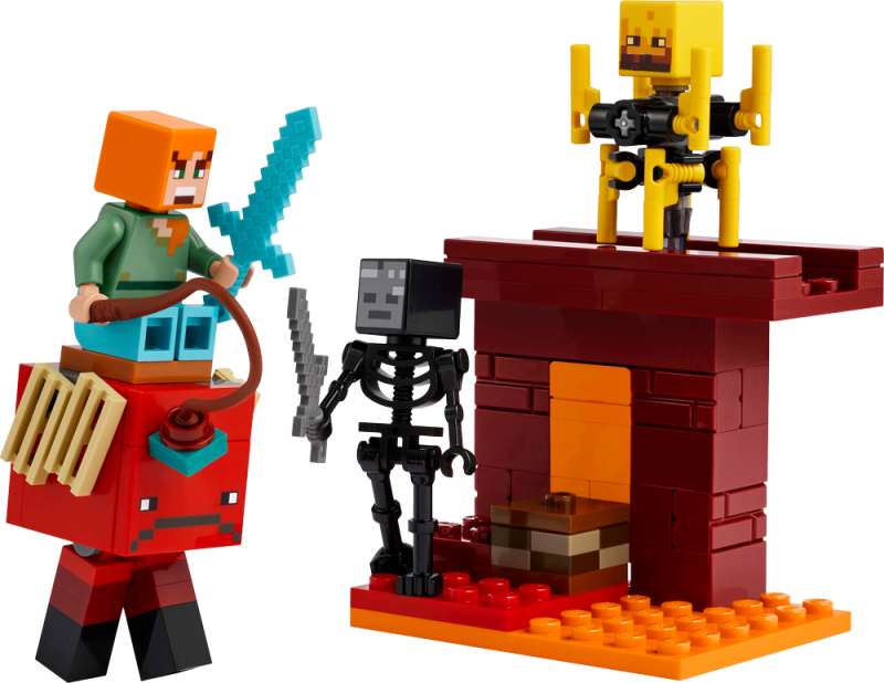 LEGO® Minecraft® 21266 Lávová bitva v Netheru
