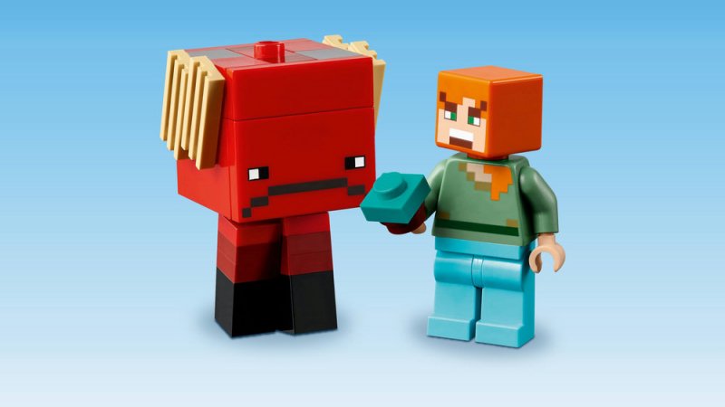 LEGO® Minecraft® 21266 Lávová bitva v Netheru