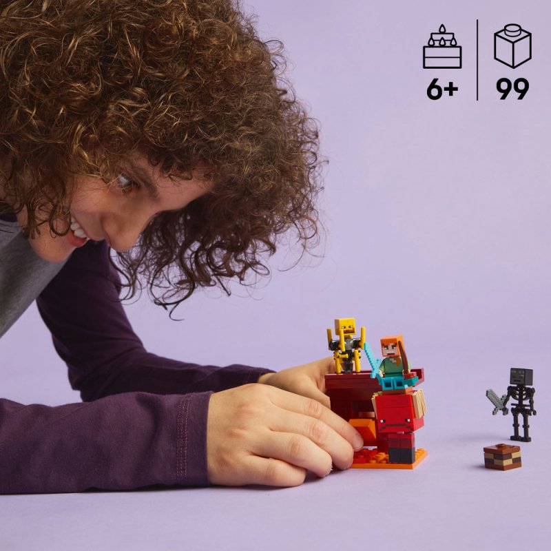 LEGO® Minecraft® 21266 Lávová bitva v Netheru