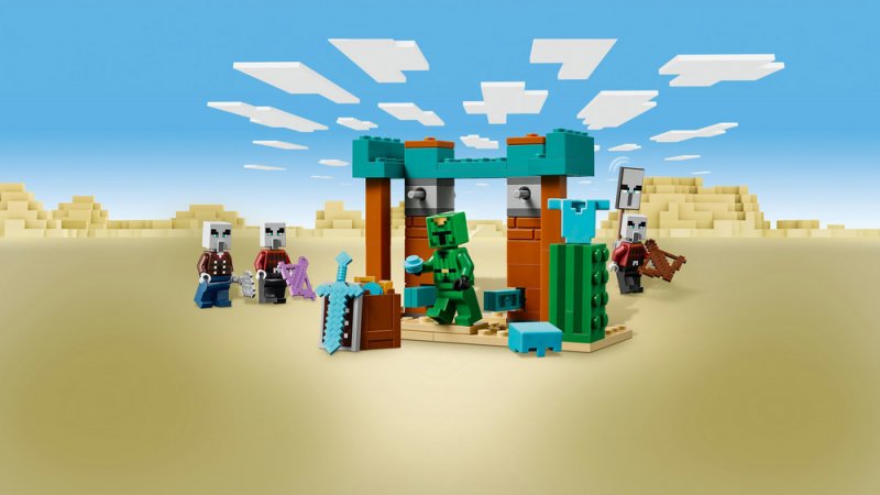 LEGO® Minecraft® 21267 Pouštní hlídka zákeřníků