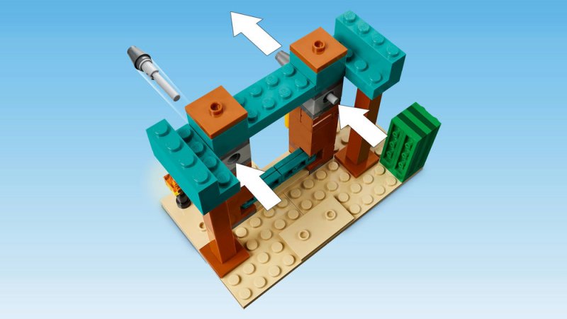 LEGO® Minecraft® 21267 Pouštní hlídka zákeřníků