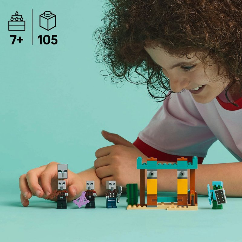 LEGO® Minecraft® 21267 Pouštní hlídka zákeřníků