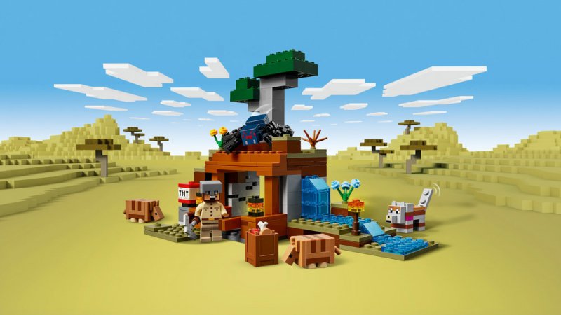 LEGO® Minecraft® 21269 Výprava do dolu a pásovec