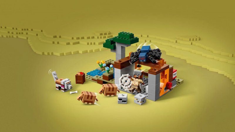 LEGO® Minecraft® 21269 Výprava do dolu a pásovec