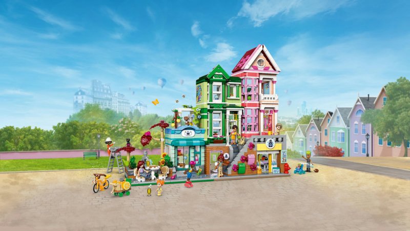 LEGO® Friends 42670 Apartmány a obchody v městečku Heartlake