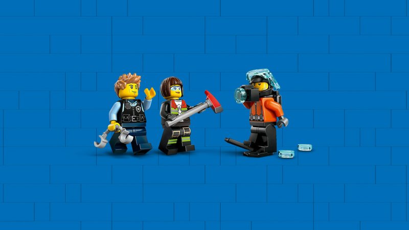 LEGO® City 60462 Remix: Helikoptéra, hasičský vůz a ponorka