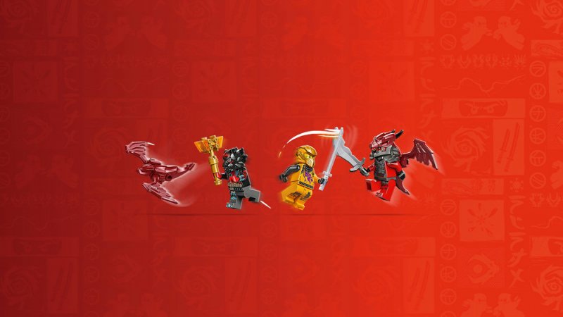LEGO® NINJAGO® 71833 Ras, Arin a superbouřkové letadlo