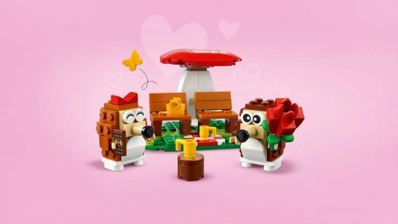 LEGO® Iconic 40711 Ježčí rande s piknikem