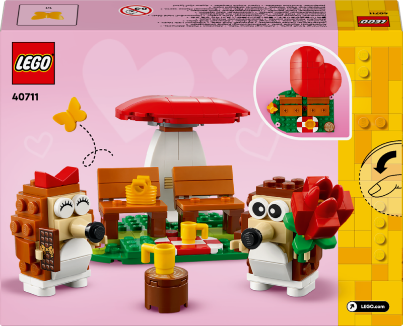 LEGO® Iconic 40711 Ježčí rande s piknikem
