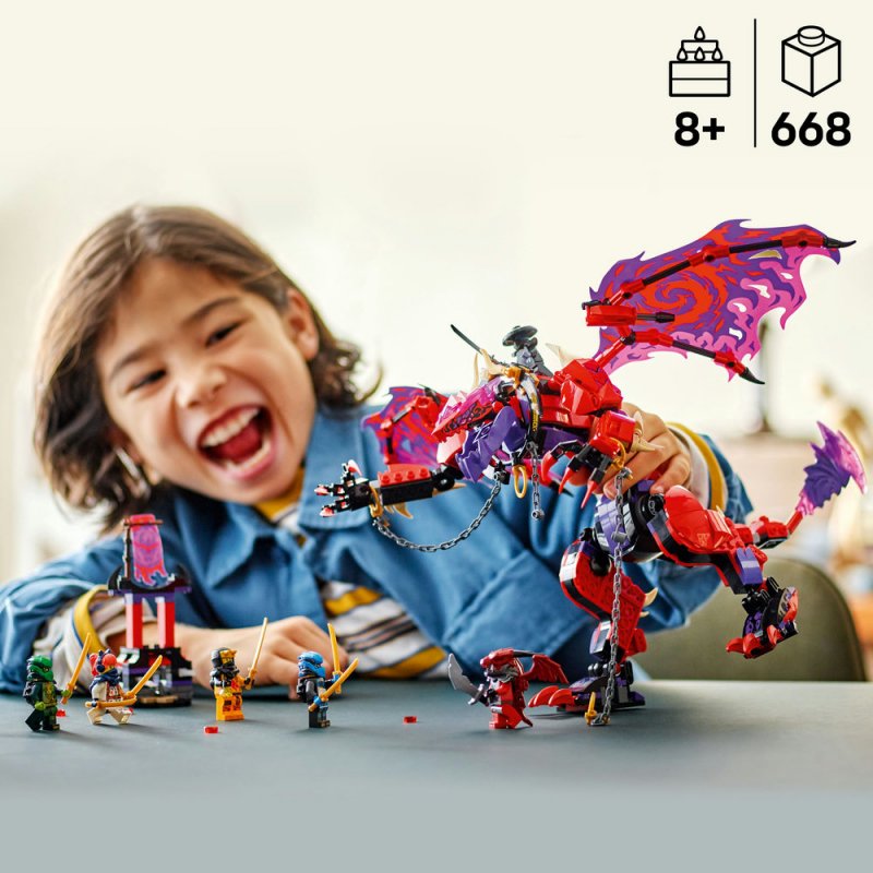 LEGO® NINJAGO® 71832 Drak chaosu Thunderfang