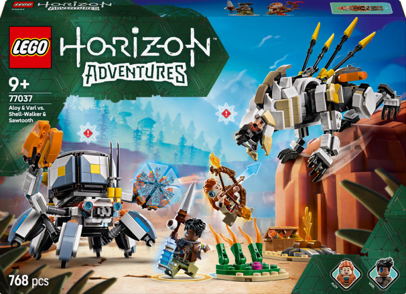 LEGO® Horizon Adventures™ 77037 Aloy a Varl vs. Shell-Walker a Sawtooth