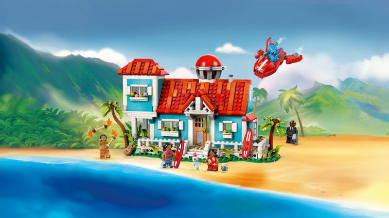 LEGO® │ Disney 43268 Lilo a Stitch a domek na pláži