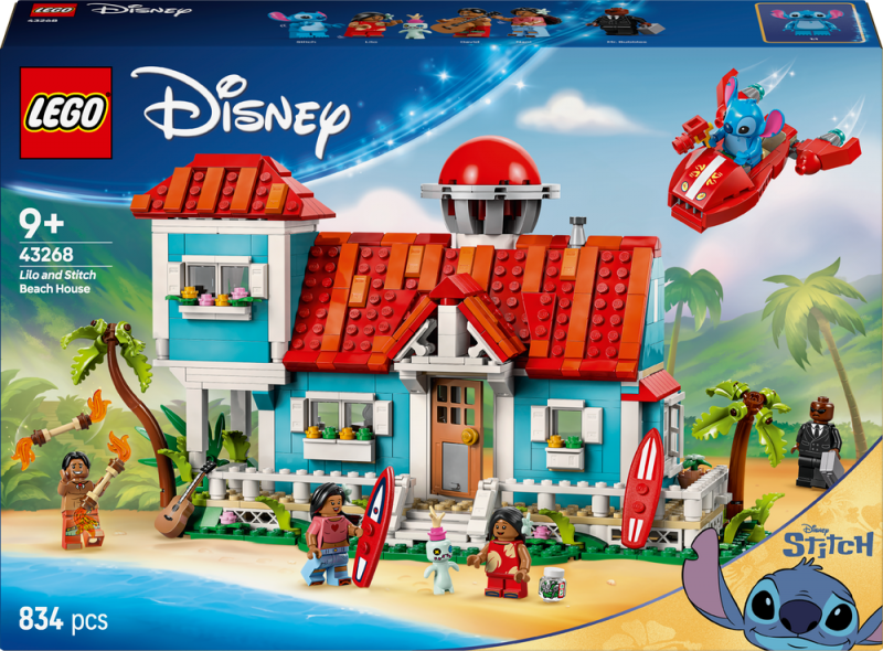 LEGO® │ Disney 43268 Lilo a Stitch a domek na pláži