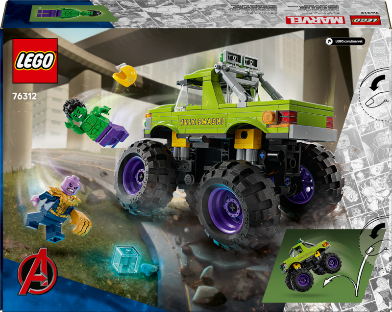 LEGO® │ Marvel 76312 Hulkův truck vs. Thanos