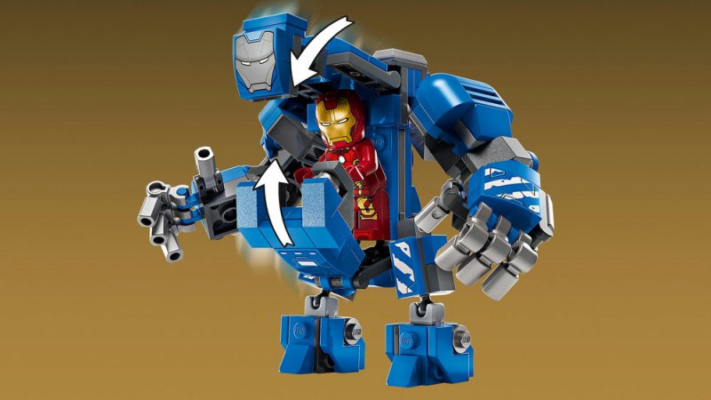 LEGO® │ Marvel 76315 Iron Man a jeho laboratoř: Síň brnění